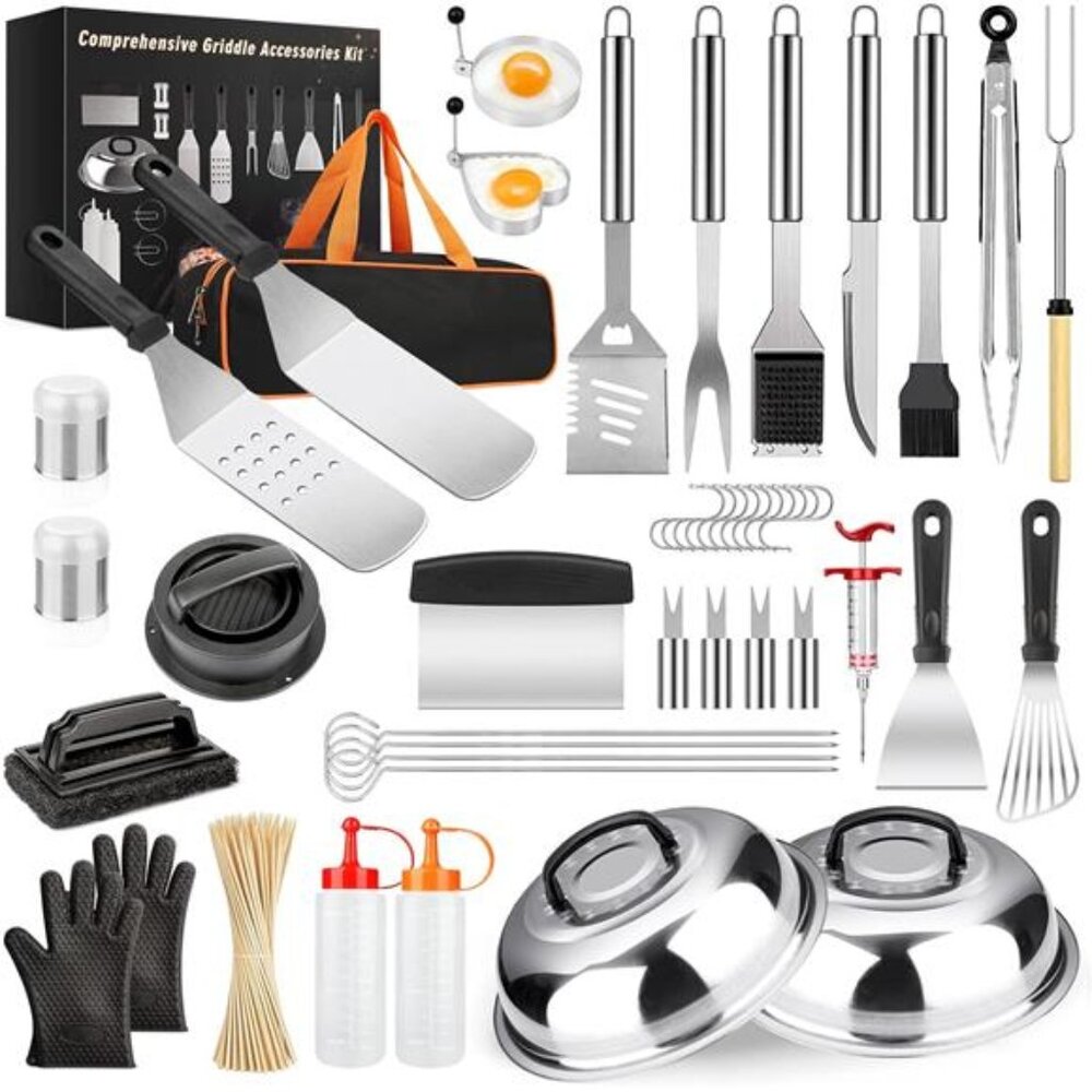 Griddle Accessories Kit, 144 Pcs Griddle Grill Tools Set for Blackstone